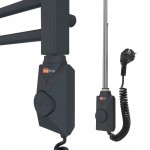 Grzałka do grzejników ASTIBI TURBO z termostatem 600 W CZARNA