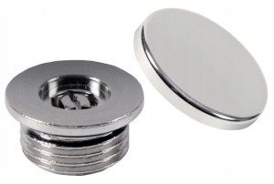 Odpowietrznik chromowany z nakładką plastikową 1/2" Hydroland