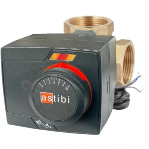 Zestaw regulacyjny 1": Siłowniki ASTIBI + zawór 4-drogowy 