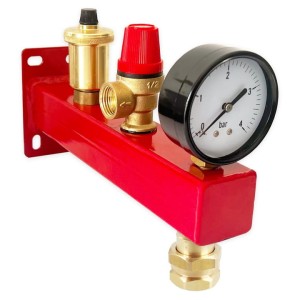 Grupa bezpieczeństwa do C.O. 3 bar ASTIBI + szybkozłącze