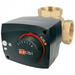 Zestaw regulacyjny Astibi 1":  zawór 3 drogowy + siłownik elektryczny