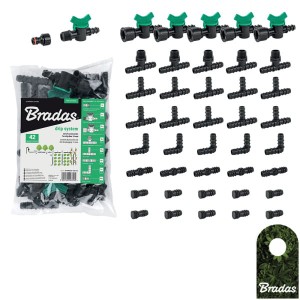 Zestaw akcesoriów do linii kroplującej 16mm - 42 szt. BRADAS