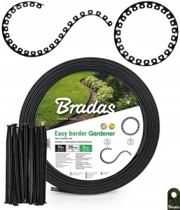 Zestaw obrzeże trawnikowe EASY BORDER - 50mm BRADAS
