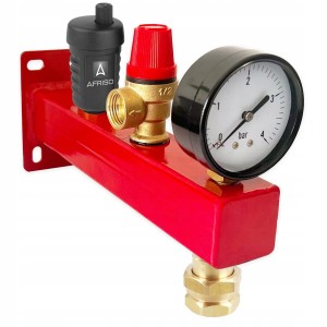 Grupa bezpieczeństwa do C.O. 3 bar, odpowietrznik auto. ASTIBI