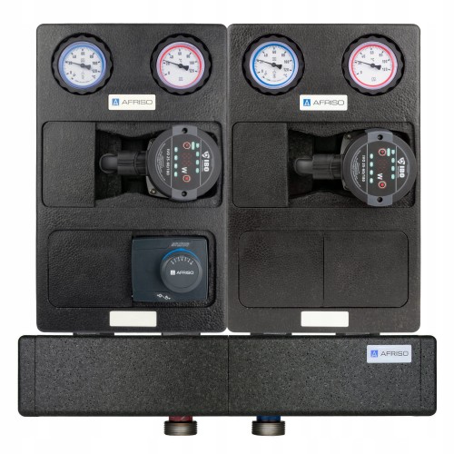 Zestaw grup pompowych PrimoTherm AFRISO IBO IVO 2 z rozdzielaczem i siłownikiem ARM 343