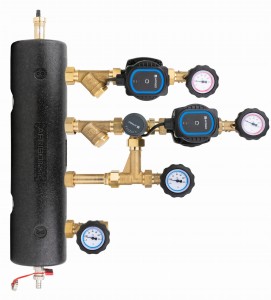 Zestaw: sprzęgło hydrauliczne BLH: człon bez mieszania i człon z zaworem obrotowym ARV 362, pompy AFRISO APH 160
