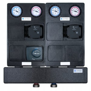 Zestaw grup pompowych PrimoTherm AFRISO GRUNDFOS 2 - dwa obiegi pompowe