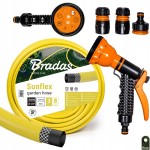 Zestaw do zraszania BRADAS Sunfelx 1/2" - wąż 50m, 7-funkcyjny pistolet, szybkozłącza i przyłącze 