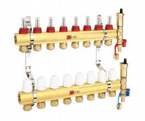 ROZDZIELACZ 8 OBWODOWY OGRZEWANIA PODŁOGOWEGO ASTIBI