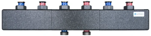 Rozdzielacz KSV 125-3 AFRISO dla 3 obiegów pompowych front