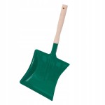 Szufelka tłoczona z trzonkiem drewnianym 520x225mm STALCO