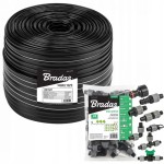 Zestaw: Taśma kroplująca 100m 1,5l/h/10cm BRADAS + akcesoria 24 elementów