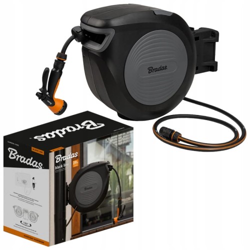 bęben automatyczny do węża ogrodowego 20m Bradas