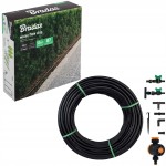 Zestaw kroplujący 50m WATER FLOW DRIP BRADAS z zegarem przepływu wody + akcesoria 87 szt.