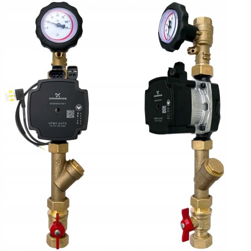 Grupa pompowa UPM3 AUTO 15-70 GRUNDFOS osprzęt AFRISO