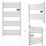 Grzejnik łazienkowy elektryczny aluminiowy 500W 540x960 biały