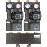 Grupa pompowa PrimoTherm BPG 241 AFRISO, rozdzielacz 2 obiegi, pompy AFRISO APH 161, siłownik AFRISO ARM 141