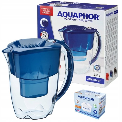 Dzbanek filtrujący AQUAPHOR Amethyst 2,8l granatowy + wkład
