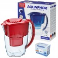 Dzbanek filtrujący Amethyst 2,8 l AQUAPHOR + wkład MAXFOR+ - czerwony