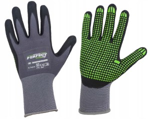 Rękawice robocze STALCO Nitryle Flex nylonowe r.9