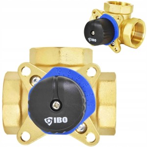 Zawór mieszający regulacyjny 3-drogowy IBO MIX3 - 5/4 cala DN32