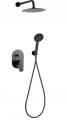 ZESTAW NATRYSKOWY PODTYNKOWY DIONE VALVEX BLACK