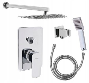 Zestaw natryskowy podtynkowy VALVEX CARRE CHROM