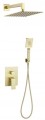 Zestaw natryskowy podtynkowy ARS BRUSHED GOLD VALVEX