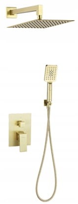 Zestaw natryskowy podtynkowy ARS BRUSHED GOLD VALVEX