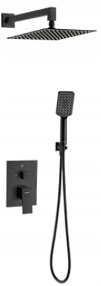 ZESTAW NATRYSKOWY PODTYNKOWY ARS VALVEX BLACK