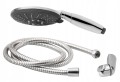 Zestaw natryskowy MODERN CHROM: Bateria + Słuchawka + Wąż + Uchwyt