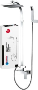 ZESTAW NATRYSKOWY PRYSZNICOWY NATYNKOWY JEDNOUCHWYTOWY CHROM DIAMOND