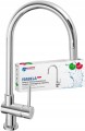 BATERIA KUCHENNA ZLEWOZMYWAKOWA Z NATRYSKIEM ISABELA CHROM DIAMOND