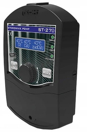 STEROWNIK POMP REGULATOR PROGRAMATOR NA 2 POMPY CO i CWU TECH ST-27i