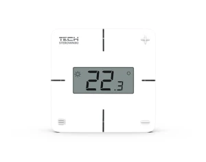 Regulator temperatury TECH R-X - biały, przewodowy