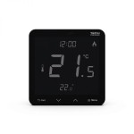 Przewodowy regulator pokojowy TECH R-12s czarny do listwy L-X i L-12