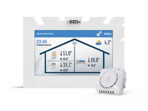 Regulator pokojowy TECH ST-2801 WiFi z OpenTherm - biały