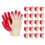 20 x Rękawice robocze wampirki VERKEN Vietnamka - powlekane lateksem