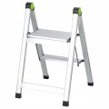 Drabina domowa STALCO składana MINI SLIM 2-stopnie bez uchwytu - 150 kg