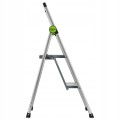 Drabina domowa STALCO składana SLIM 2-stopnie z uchwytem - 150 kg