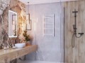 Grzejnik łazienkowy drabinka 600x1000 463W 14-ŻEBEREK BIAŁY 60 x 100 cm