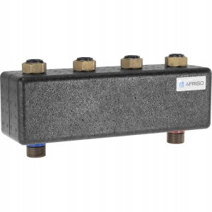 Rozdzielacz ze sprzęgłem hydraulicznym AFRISO KSV dla 2 obiegów pompowych