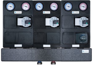 Grupa pompowa AFRISO PrimoTherm + Rozdzielacz 3 obiegi - pompy WILO Para