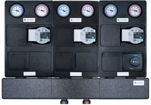 Grupa pompowa AFRISO PrimoTherm + Rozdzielacz 3 obiegi - pompy WILO Para