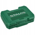 Zestaw kluczy nasadowych płaskooczkowych STALCO 1/2" i 1/4" - 84 elementy