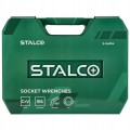 Zestaw kluczy nasadowych płaskooczkowych STALCO 1/2" i 1/4" - 84 elementy