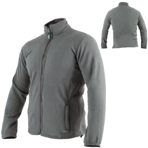 Bluza polarowa robocza STALCO Barry szary - r. M