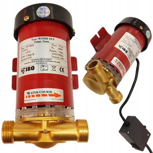 Pompa cyrkulacyjna podnosząca ciśnienie wody IBO W15-IH-10 20L/MIN 90W