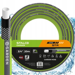 Wąż ogrodowy STALCO STR GARDEN 20m 3/4" - 4 warstwowy