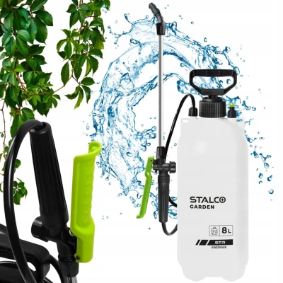 Opryskiwacz ciśnieniowy ręczny STALCO 8l z regulowaną lancą 47-74 cm